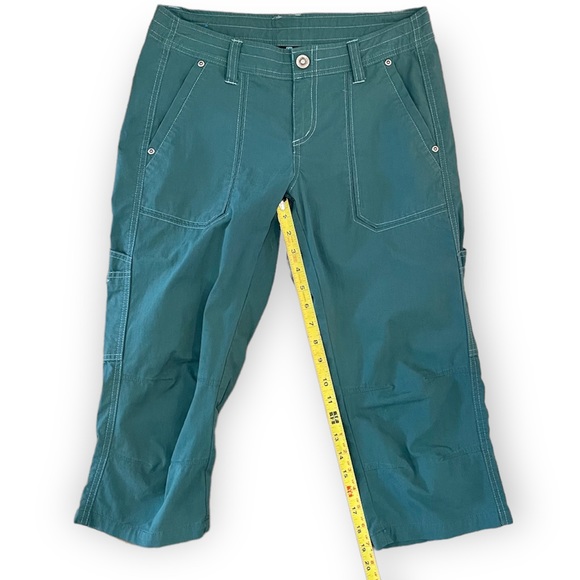 Kuhl EUC! Cropped Hiking Pant Green Sz 4 - Picture 6 of 11